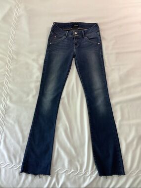VINTAGE Hudson  Dark Blue Bootcut Jeans, LOW RISE